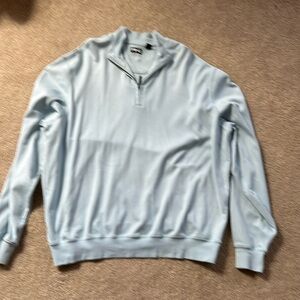 Ping 3 quarter zip up. Baby blue pullover